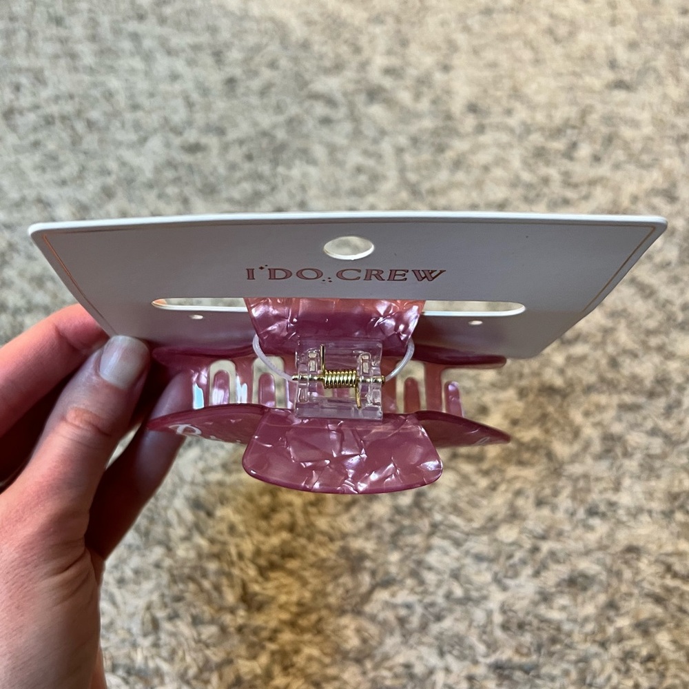 Bride Squad Pink Hair Claw Clip - Picture 4 of 4